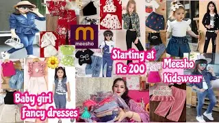 Partywear baby girl fancy dresses |wedding wear  for baby girl | Kids dress design #fashion #meesho 