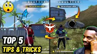 😱 Top 5 Tips & Tricks - Garena Free Fire // Techno BanDa