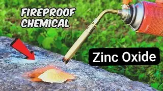 इस केमिकल में कभी आग नहीं लग सकती है  - FireProof Chemical ZNO