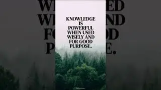 True Power Comes From Using Knowledge Wisely | #motivation #shorts