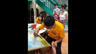 Watercolor demo at IPOH怡保22 Hale Street USKIpoh sketching event 16 August 2020