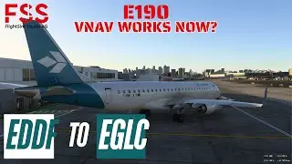 Steep Approach into London City! ✈️ MSFS 2024 | FSS Embraer 190 VNAV Update | Air Dolomiti | LIVE