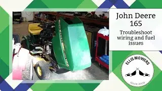 John Deere 165 troubleshooting wiring and fuel system, will it start and run? (part 1)