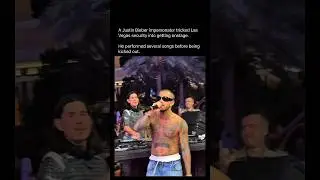 Justin Bieber impersonator finessed his way on stage #justinbieber #bieber #music #funny #comedy