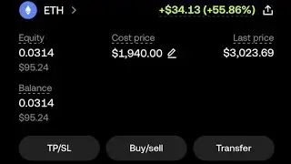 I show My Ethereum and Dot portfolio on 30 days challenge 👍