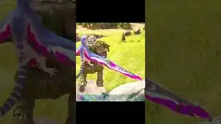 Прыжок Альфа Раптора #ark #arkgameplay #AlphaRaptor #Raptor