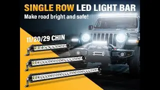 Super Slim Led Light Bar Showcase