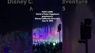 FIRST LOOK at World of Color Happiness 🌈
