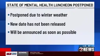 Chamber State of Mental Health Luncheon postponed due to winter weather