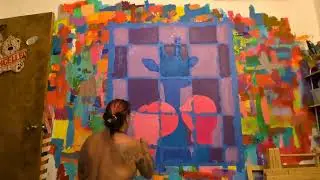 Danyol Leon painting a piece start to finish - Come At Me Bro