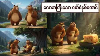 လောဘကြီးသော ဝက်ဝံနှစ်ကောင်