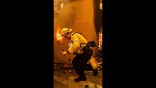 How fire crews are trying to prevent the Eaton fire from spreading