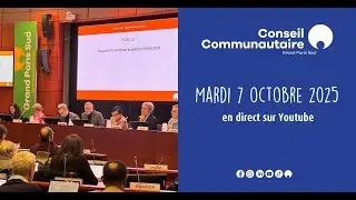 Conseil communautaire de Grand Paris Sud - 7 octobre 2025