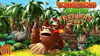 Let's Play Donkey Kong Country Returns HD #001 🌴 Somehow He returns again