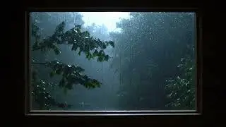 Midnight Rain & Soft Piano 🎹🌧️ | Peaceful Sleep Music