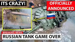 Huge chaos in Russian army: Russian soldiers drowned their tank!