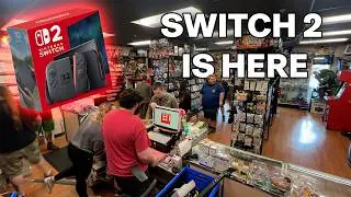 Nintendo Switch 2 Release at a Mom and Pop Game Store