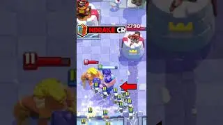 Mega Knight won't bother about Golden Knight Dashing Dash! 😎 in Clash Royale #Shorts