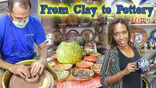 From Clay to Artwork. Earthworks Pottery St. Thomas, Barbados