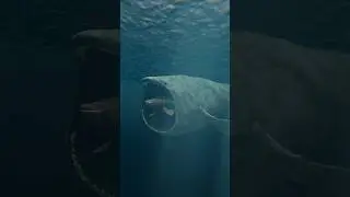 Fish Eat Fish | Nothosaurus vs Great White Shark Vs the bloop 😱