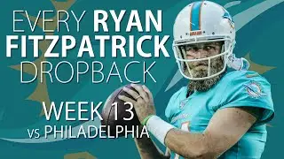 Every Ryan Fitzpatrick Dropback - Week 13 vs Philadelphia Eagles