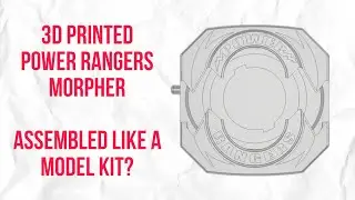 A 3D Printed Power Morpher Assembled like LEGO/Model Kits? [How to Print and Assemble Tutorial]