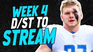 5 MUST ADD Defenses to Dominate Week 4 | 2025 Fantasy Football