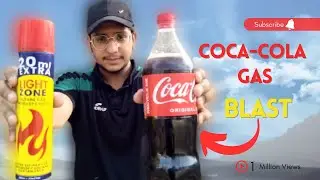 Don't Mix Gas In Coca Cola | Blast Experiment | Presents By Crazy Lab