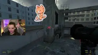 Финал. Half-Life 2.Часть 4. Episode 1.  #twitch #halflife2  #girl #funny