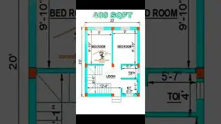 Low Budget Dream Home 🏠 | 400 Sqft Smart House Plan 😍