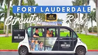 [4K] Circuit Ride Fort Lauderdale 🛺  Luxury Houses | South Florida | Virtual Travel Tour 60fps HDR