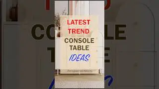 Top Trending Console Table Ideas for 2025 | Modern Entryway & Living Room Decor Inspiration #shorts