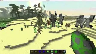 Модифицируй свой Minecraft: Golem War! - Ft Techvolume!