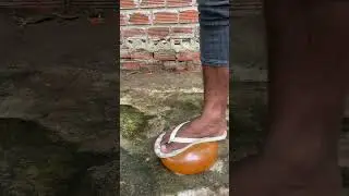 JUMPING ON WATER BALLOON TRICK! AMAZING BALLOON TRICK #short #ep030