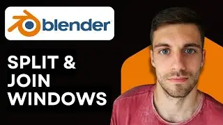 Как разделить и объединить окна в Blender 2026 (урок по компоновке рабочей области и управлению о...