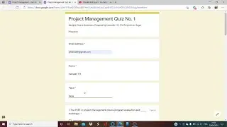 Project Management Quiz - 1