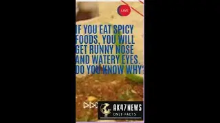 #reasoning  behind running nose ,watery  eyes while eating spicy food #viral #trending #video