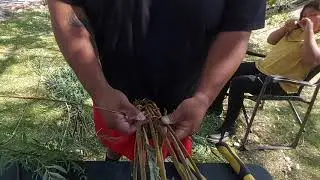 Fish trap making part 1