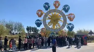 40 Passengers Revolving Funfair Electric Amusement Rides Outdoor Mini Ferris Wheel