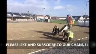 Needlepunch Multi Use Games Area Construction