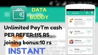 || Data buddy || app earn upto 1000 rupes per day by || Telugu tech Kiran ||
