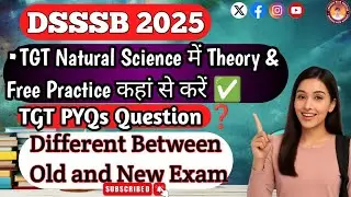 #DSSSB2026 TGT Natural Science Preparation Strategy Revealed✅ Science Free Content ✅BY👉 Nishant Sir