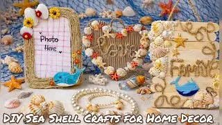 How to do DIY Home Decor with Sea Shells|Art and Craft IDEAS |Home Decor Ideas | Sea Shell Jewelry
