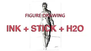 Ink+Stick+H2O figure drawing demo