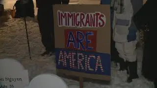 More than 100 gather in Cleveland Heights for vigil marking year since ICE raid at Cilantro Taqueria