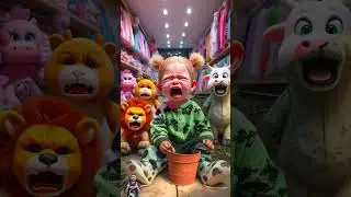 ❤️ Evolution of Baby: Baby Crying in dress shop 🥰 22 #cat​ #cute​ #love​ #shorts​