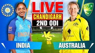🔴Live: IND vs AUS | India Women vs Australia Women | 2nd ODI | Live Cricket Score & Commentary