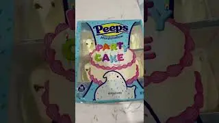 Birthday cake peeps