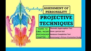 Assessment of Personality-Projective Techniques. CLASS-12, PSYCHOLOGY, CHAPTER-2. #psychology #cbse