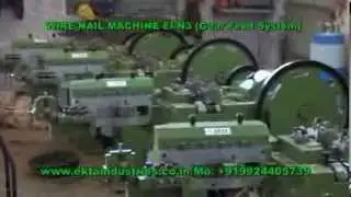 WIre Nail Machine EI N3 Gear Feed Saytem